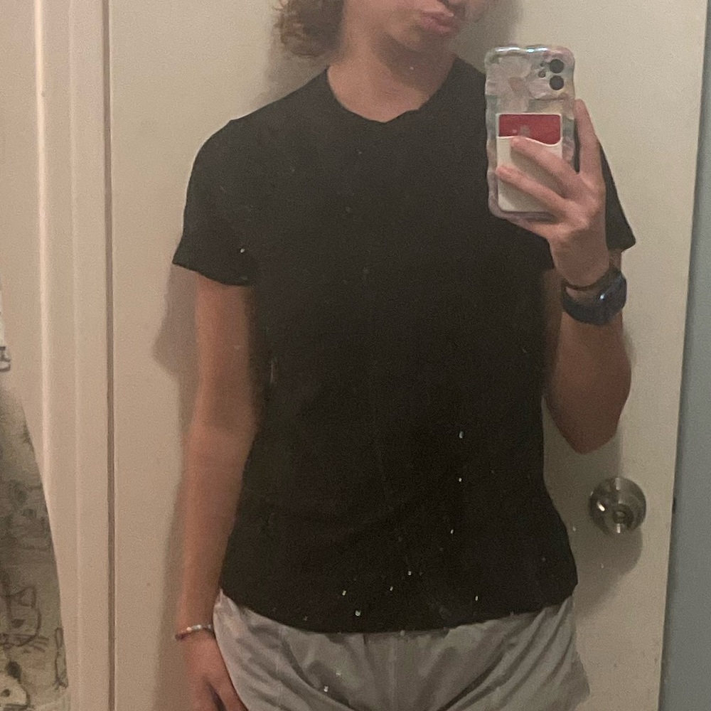 black casual Tshirt